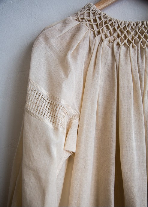 How it's made: the embroidered peasant blouse steps