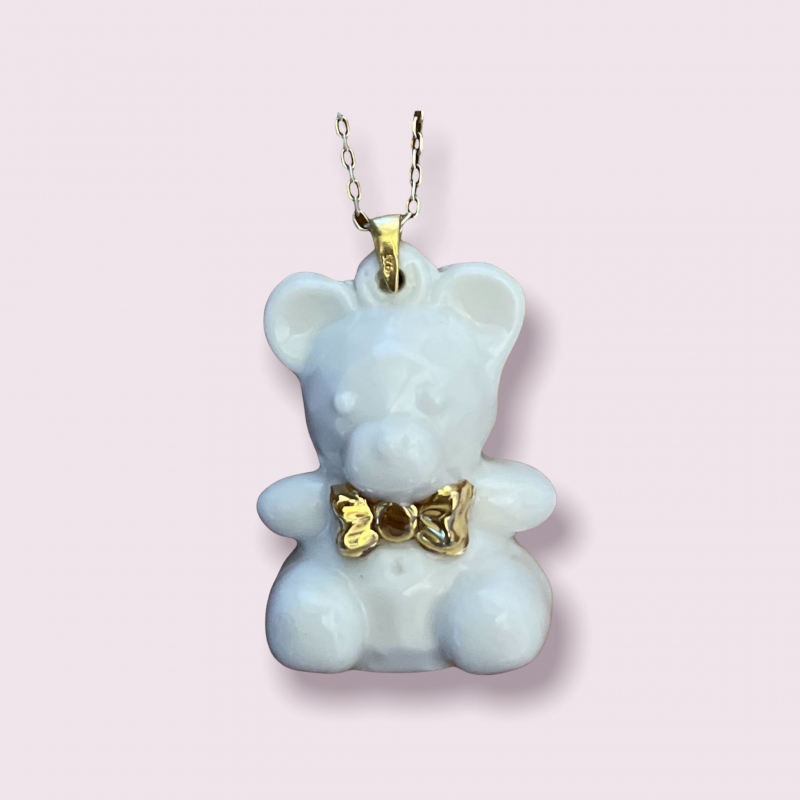 Colier Urs ceramica si aur 22k Ceramica de Soare