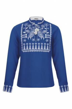 Zozulya Blue Shirt