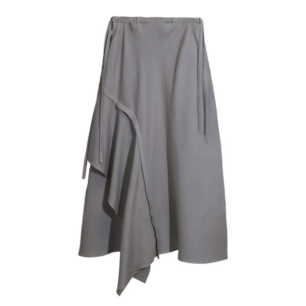 As Time Goes by Grej Midi Skirt