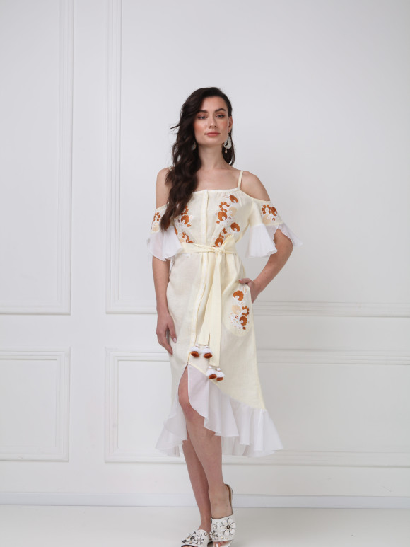 Daisy Beige Sarrafan