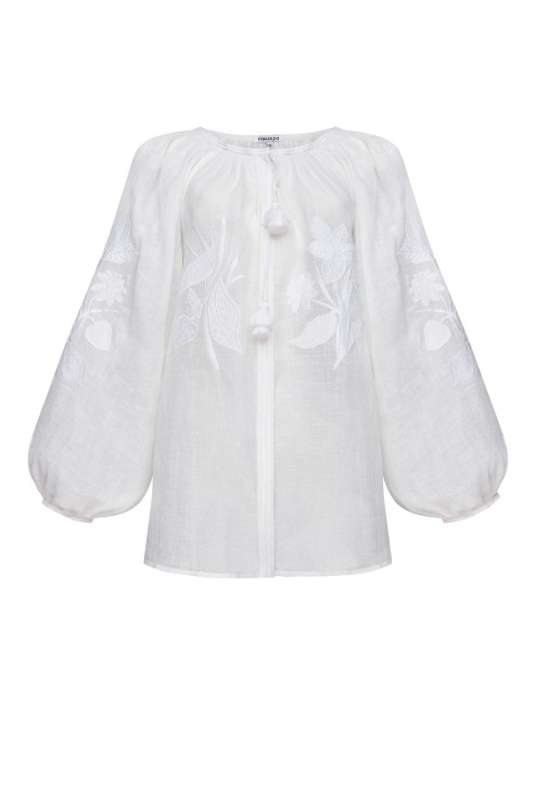  Eden White Embroidered Blouse