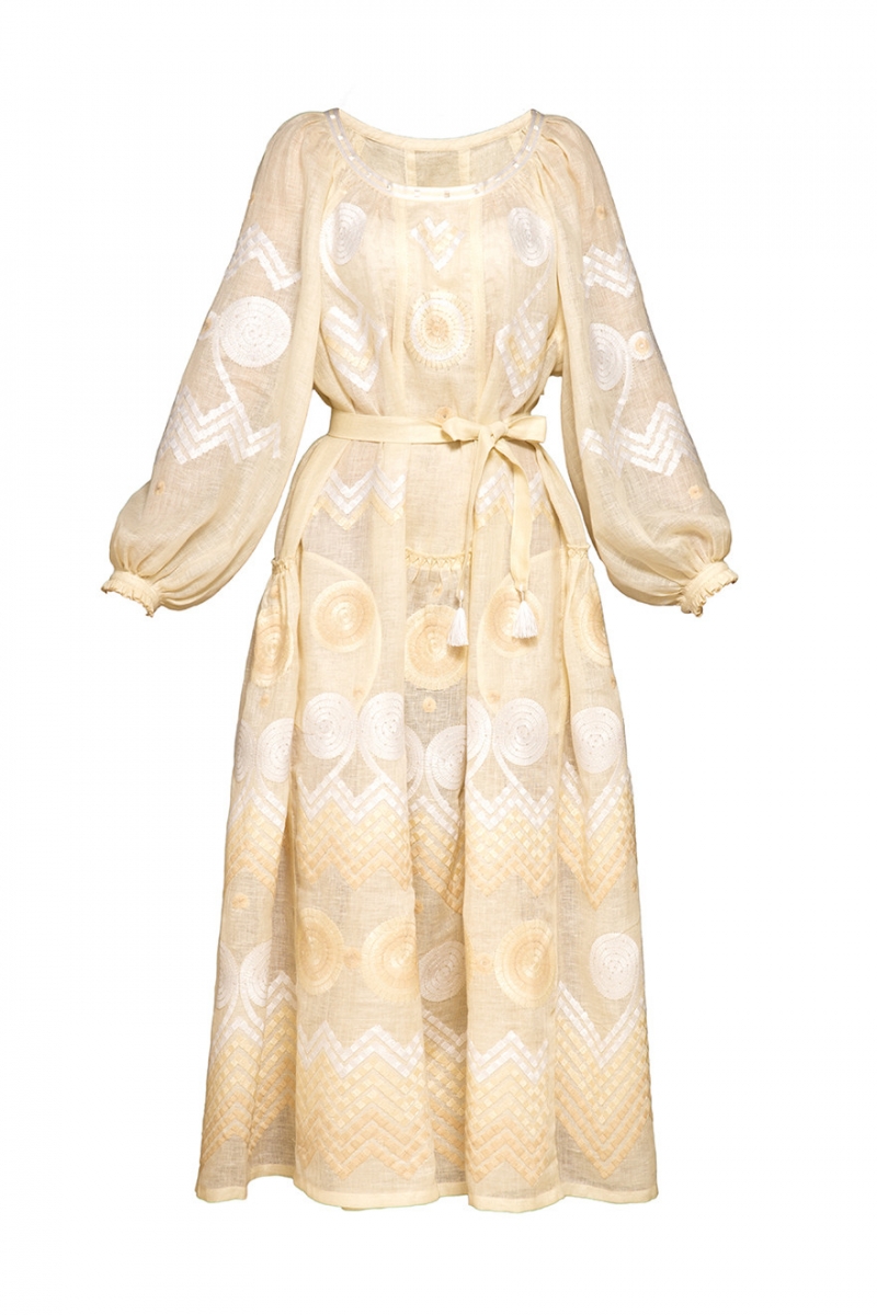 Gaia Ivory Maxi Dress
