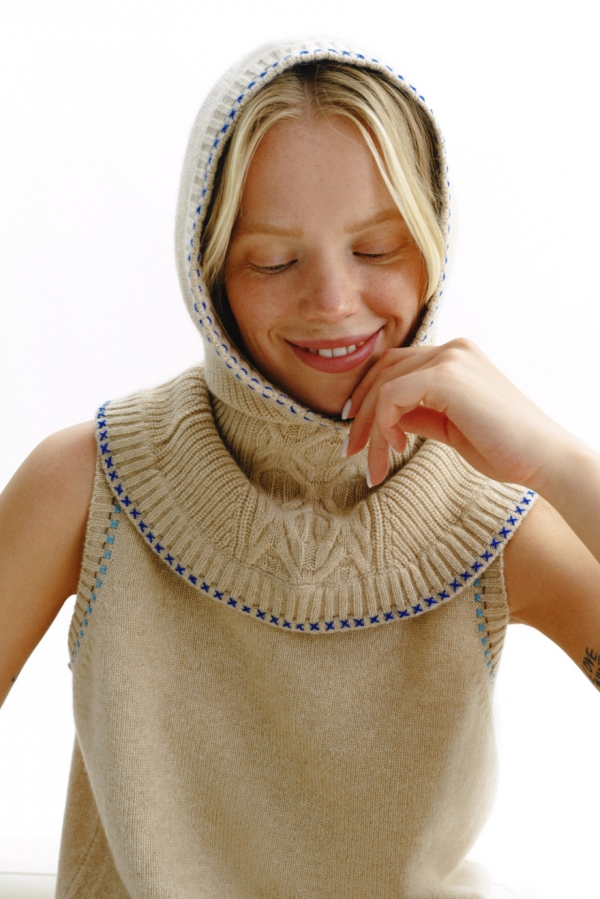 Hygge Mongolian Cashmere Balaklava Hat