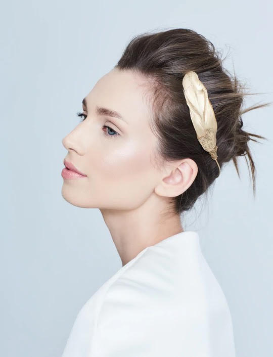 Irene Gold Headpiece