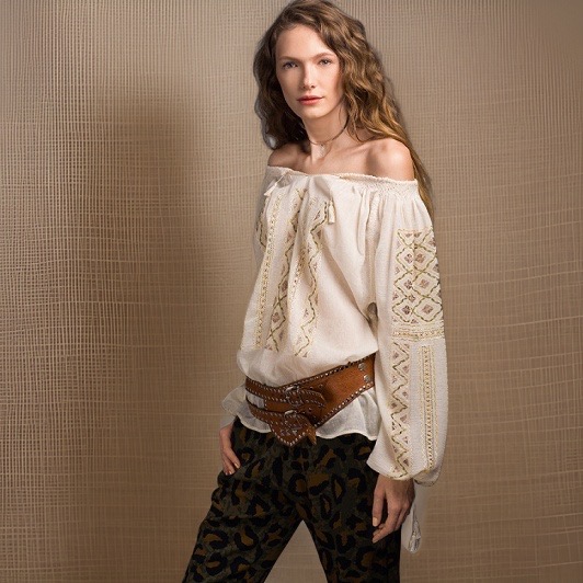  Romanian Blouse 'Rhombus'