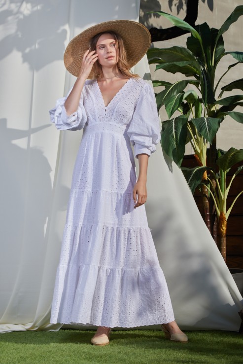 Foberini Swan white dress