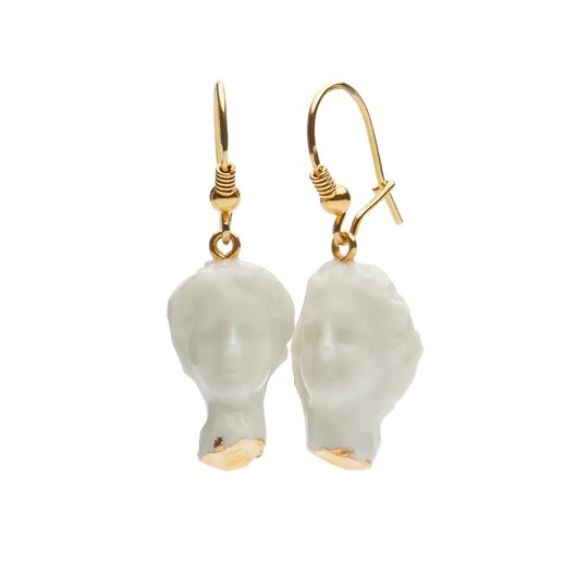 Three Graces Ceramic Earrings