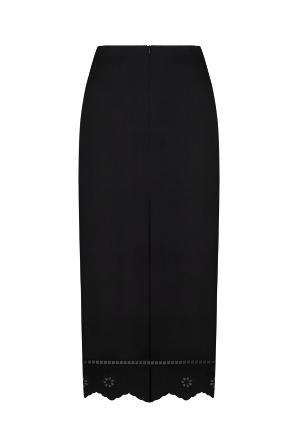 Tree of Life Skirt in Black